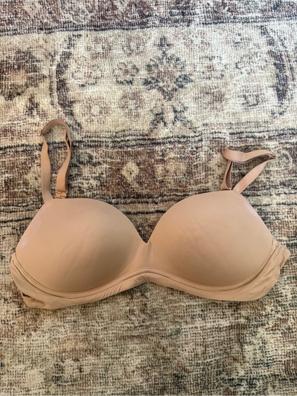 DOBREVA Nude Beige Molded Cup Bra Size 38D